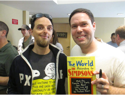 With Simpsons animator Gavin Freitas