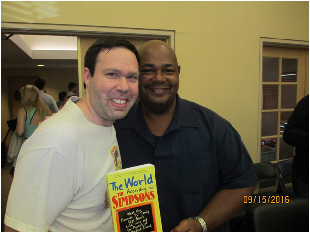 With Simpsons voice-over actor Kevin Michael Richardson